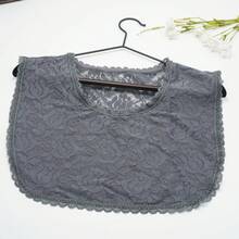 1件女士新款时尚针织假领，简约领口防走光假领，适用于圣诞装饰连衣裙 - 蕾絲假領子 - 查看 17