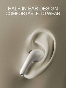 Wireless In Ear Bluetooth Headphones, Built-In Microphone For Hands Free Calls, Clear Sound Quality, Smart Touch Operation, Sweatproof Sports Earbuds, Long Standby Charging Case, Ideal For Travel, Fitness, Work - White - View 9
