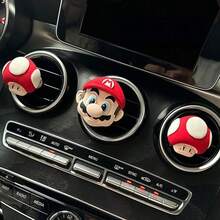 Spin Master Mario Christmas Ornaments, Creative Cartoon And Cute Mario Decorative Ornaments, Diffuser Car Accessories - Styles Randomly Sent - Multi-color - View 1