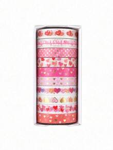 1/2/4pcs Gold Foil Creative Washi Tape, 2m Long, Suitable For Handmade Stickers, Creative Masking Tape, Scrapbook Decoration, Journal Decoration, Back To School Essential - Multicolor - View 9