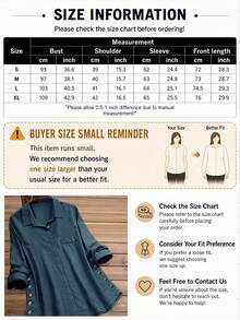 Áo sơ mi nữ tay dài có cổ, dáng vừa, vải polyester, chi tiết cúc, túi hai bên - Màu xanh lam - Xem 7