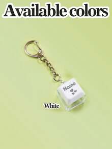 LICVIC Customized Name Personalized Stress Relief Keychain, Cute Bag Charm, Customizable Click Button Keychain, Backpack Accessory, Mechanical Keyboard Clicker - Style a - View 6