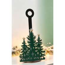 Christmas Theme Vertical Kitchen Paper Towel Holder, Available In Santa Claus And Christmas Tree Styles, Holiday Design, Paper Towels Not Included, Desktop Vertical Kitchen Paper Roll Holder, Christmas Home Desktop Atmosphere Decoration - Multicolor - View 5
