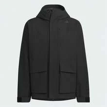 Adidas Men's Fashion Simple Comfortable Sports Casual Hooded Jacket Spring/Autumn JM0960 - Black - View 2
