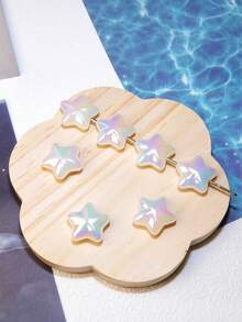 20pcs Colorful Jelly Star Beads, Used For Jewelry Making, Cute Kawaii Spacer Beads, Suitable For DIY Bracelets, Necklaces, Earrings Crafts - Jelly Star - View 10