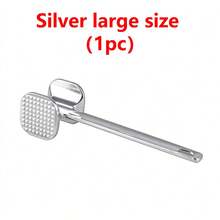 1/2pcs Aluminum Alloy Meat Tenderizer, Double-Sided Steak Hammer, Meat Pounder, Pork Chop Meat Mallet, Home Use - Multicolor - View 11