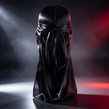 ZTZI Lky Satin Durag For Men, Extra Long Tail Wide Strap Doo Rag, Soft Smooth Head Wrap, Wave Cap For 360 Waves, Hip Hop Hair Accessory - IK4801 - View 11