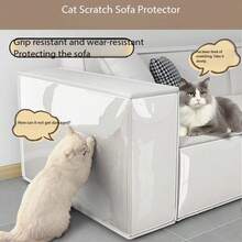 Anti-Cat Scratch Furniture Protector Large Sofa Protector Single-Sided Sticky Sofa Protector Transparent Sofa Corner Protective Tape Suitable For Furniture, Sofas, Doors, Walls - 45 X 500 - View 2