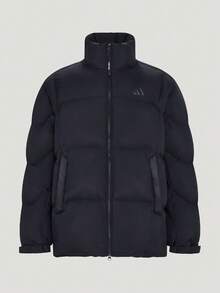 Adidas Men's PL SUP LW D J Thick Down Jacket Short KW4696 - Black - View 1