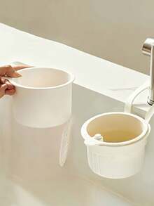 Removable Sink Strainer, Multi-Functional Hanging Sink Basket, Self-Cleaning Anti-Clogging Mesh Filter, Suitable For Kitchen And Bathroom Sinks, Button-Style Sink Strainer Basket - Automatic Food Residue Drainage Basket, Non-Slip Plastic Drainage Basket, Adjustable Wet-Dry Separation Filter, Suitable For RV And Outdoor Use, Multi-Functional Sink Strainer - Multicolor - View 2