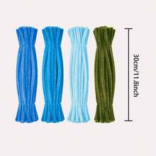 216/266/416Pcs Multi-Color Pipe Cleaners Craft, Pipe Cleaners Bulk With Video Tutorial, Flower Making Kit, Chenille Stems, Floral Wires & Tape, DIY Bouquets, Handmade Valentine's Gift And Party Decorations - SET - View 3