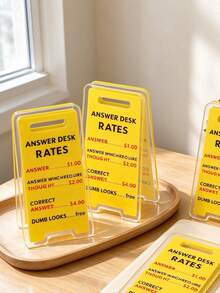 2/1pc Funny Office Decor, Humorous Gift Desk Accessories, Inspirational Office Desk Sign, Suitable For Women Or Ladies Team Colleagues Employees Boss Gift, Desk Or Home Use, Office Desk Decoration - Pay-per-answer - View 6