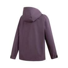 Adidas Men's Fashion Minimalist Comfortable Sports Casual Hooded Jacket Outerwear Spring/Autumn JM0961 - Purple - View 2