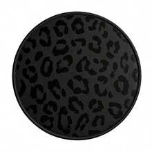 Mini Dark Black Leopard Print Mouse Pad Round Circle Of Fifths Shortcuts Mousepad Small Stitched Edge Mat Computer Office Game Table Mats Rubber Waterproof Anti-Slip Gaming Esports User Keyboard Desk Mat - View 6