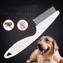 Gentle Grooming Stainless Steel Pet Comb For Dogs & Cats - Effective Flea Removal, Comfort Fit Design, Pet Grooming - View 5