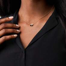 Emporio Armani Women's Necklace EG3555221 - Black EG3555221 - View 2