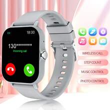Smart Watch With Call & Message Display, Music Player, Sports For Men & Women, Phone Connection, Fashion Smart Watch, Activity Tracking, Message Notification, Contacts, Call Log, Alarm, Remote Camera, Weather, Timer, Weather Information Display, Alarm, SMS Message Reminder, Electronic Wristwatch - Multicolor - View 14