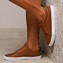 Tênis Masculino Sneaker Casual Social Confortável Sola Alta Leve Macio Estiloso Dia a Dia 2027 - Caramelo - Visão 10