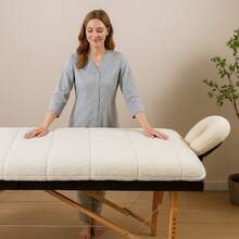 31.2"X 72" Massage Mattress Set, Includes Massage Pad Cover And Pillowcase, Natural Material, Super Soft, Hypoallergenic - Multicolor - View 7