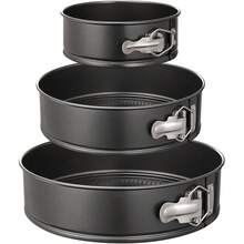 Molde para pasteles de acero inoxidable, bandeja para pasteles, sartén para hornear pasteles - Estilo redondo - Ver 5