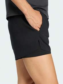 Adidas Women's WE MIN 2IN1 SH Woven Shorts KB1242 - Black - View 5