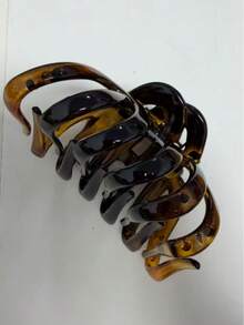1件/組 9.5cm 大號塑膠髮夾，高級質感，適合髮型造型、通勤、穿搭搭配 - A - 查看 11