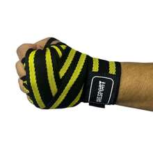 Hand Wraps, Forearm Guards - Schwarz/Gelb - Übersicht 1