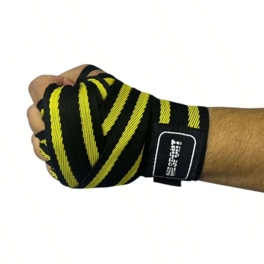 Hand Wraps, Forearm Guards - Schwarz/Gelb - Übersicht 1