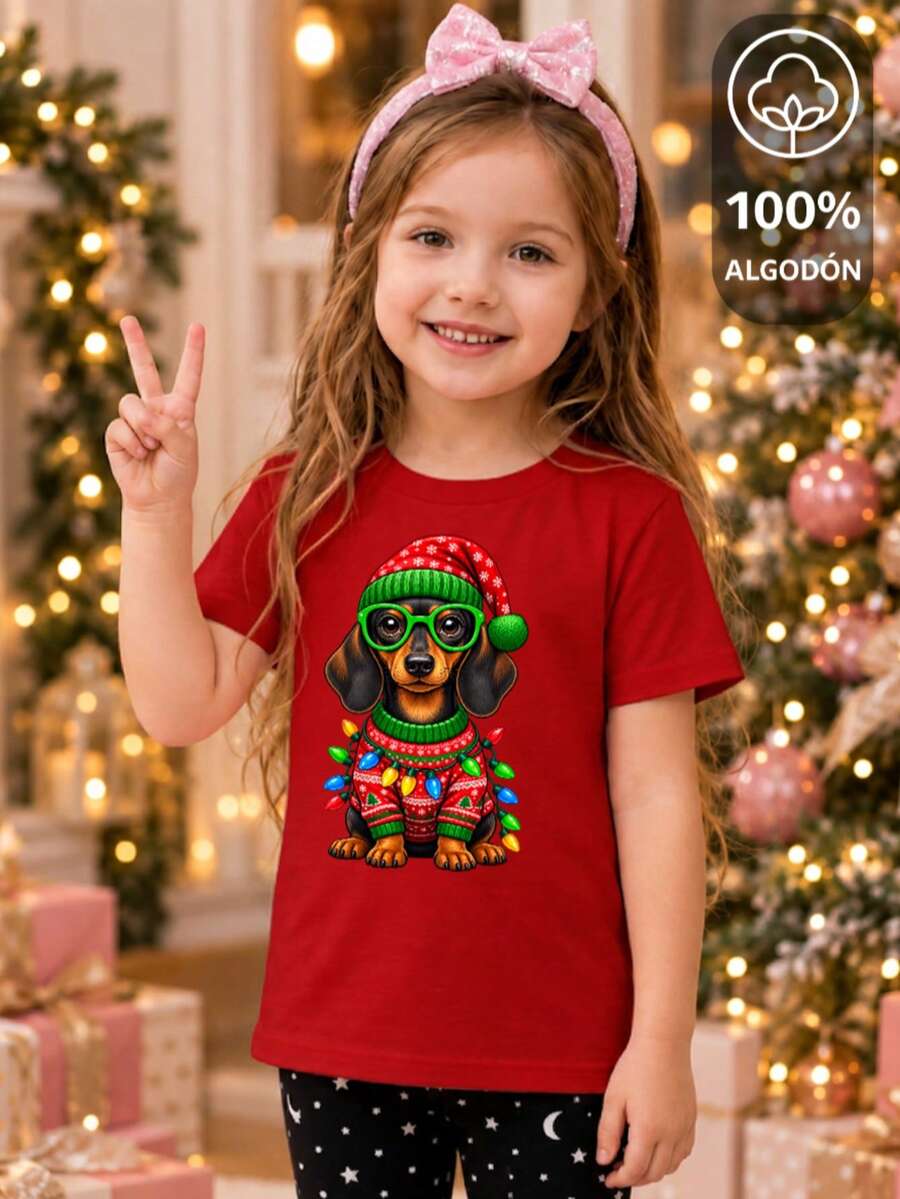 Tween Girls T-Shirts - Red - View 1