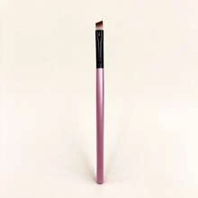 Premium Synthetic Angled Brow Brush, Sleek Handle Cosmetic Tool For Precise Brow Work - Multicolor - View 9