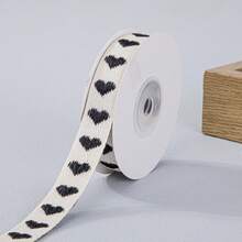 Holiday Ribbon Decor, Heart-Shaped Ribbon, Gift Wrapping Ribbon, Decorative Tie Rope, Handmade DIY Rope, Korean-Style Floral Tie Rope, Cake Birthday Box Packaging Ribbon, Gift Wrapping Ribbon, Woven Headband - Multicolor - View 9