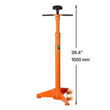 Underhoist Support Stand, 3/4 Ton Capacity Under Hoist Jack Stand, Lifting From 38.4 To 75.4 In, Bearing Mounted Spin Handle, Self-Locking Threaded Screw, Two Wheels, Support Vehicle Components - 3/4 Ton - View 10