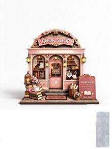 All-Season Gift, 2D Flat Wooden Bookshelf Decor, Library Decor, Bookstore Decor, Suitable For Bookshelf, Office, Farmhouse Style Decor, Perfect Gift For Book Lovers, Bookworms, Friends (No Power Required) - Multiple Styles - View 11