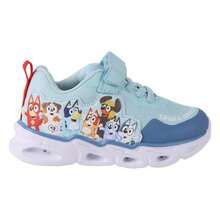 Cerdá Bluey Kids' Sports Shoes, Lightweight EVA Sole With LED Lights, Velcro Closure And Elastic Laces, Blue, Size 24, Daily Use - Blue Option 1 - View 12