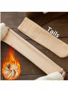 5 Pairs Plush Lined Snow Socks - Thick And Warm Winter Floor Socks - Multicolor - View 9