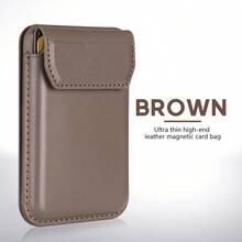 EIGIIS 1pc Magnetic Phone Wallet With Mirror And Card Slot, Adjustable Stand, Durable, Suitable For All Phones, Fashionable Wallet Design, Perfect Gift For Friends, Girlfriend Or Mother - Multicolor - View 16