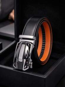 LJSQ Men's Fashion Business Belt, Luxury Casual Belt, Alloy Buckle, Jeans Matching Men's Belt - Multicolor - View 3