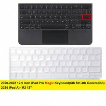 SDYIGOE Ultra Thin Keyboard Cover Compatible With Apple Air 13-Inch (M2 2024) & M2 Pro 12.9 Inch 2022 2021 2020 Release With Magic Keyboard(6th 5th 4th Gen), Pro 12.9 Accessories Protective Skin - View 9