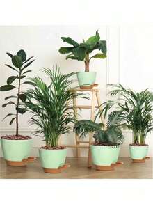 5 Packs Minimalist Nordic Style Creative Flower Vases, Living Room Decorations For TV Stands & Entryways, Hydroponic Planters For Fresh Roses And Lilies - P - View 4