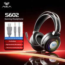 AULA Wired Anti-Ghosting Keyboard Mouse Headset Set 108-Key Computer Keyboard Suitable For PC Laptop Gaming Keyboard Mouse With RGB Lighting - View 18