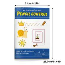 Pencil Control Workbook For Kids, Preschool Pre Writing Skills And Line ...