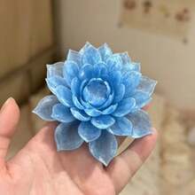 1pc Lotus-Shaped Small Tray, Decorative Jewelry Dish, Multi-Purpose Desktop Storage Box, Suitable For Rings, Earrings, Necklaces, Vanity Home Decor - Multicolor - View 11