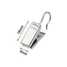 4Set (50pcs/Set) Stainless Steel Curtain Clips With Hook For Curtain Photos Home Ring - Metal Curtain Clips - View 10