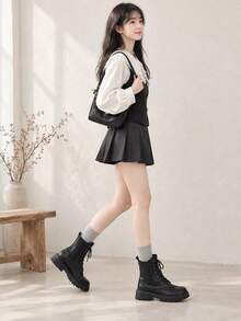 Women Ankle Boots & Booties - Black - View 6