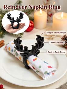 1/2/3pcs Unique Deer Shaped Storage Rack, Sturdy And Durable, Compact Design Saves Desk Space, Perfect Exquisite Christmas Gift For Family, Friends, Classmates And Colleagues - Multicolor - View 1