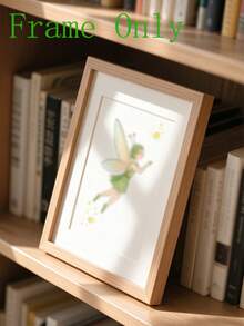 Wooden Creative Hollow Photo Frame, Square Desktop Display Frame For Office Desk, Casual Hollow Cabinet, Holiday Birthday Gift - Small Wooden Photo Frame - View 12