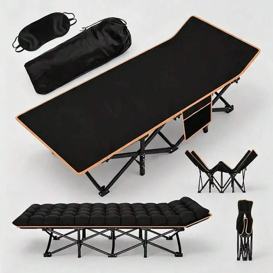 Camping Cots - Black - View 1