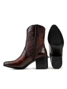 Women Ankle Boots & Booties - Brown - View 4