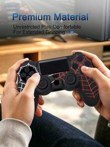 Compatible With PS4, 1pc Laser-Etched Pattern Controller Protective Cover, Anti-Slip Anti-Sweat Anti-Dust Anti-Scratch, Enhanced Gaming Grip - View 5