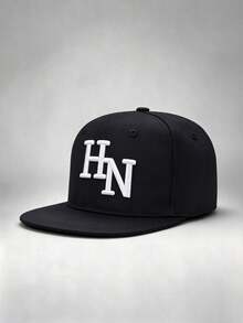 1pc Gothic Men Hats Letter HN Embroidered Caps For Men Adjustable Hip-Hop Cap Ideal For Travel Hiking Climbing Sun Protection And Outdoor Activities. - Multicolor - View 3